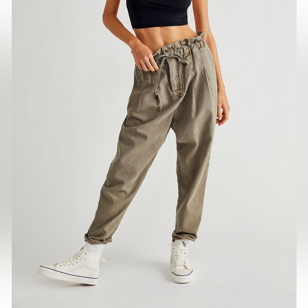 Free people Margate pleated trouser pants TALL
